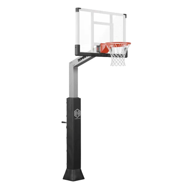 Dominator | 54" Glass Backboard Adjustable Hoop | 542-aa
