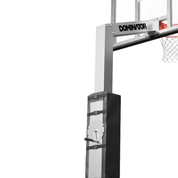 Dominator | 60" Glass Backboard Adjustable Hoop | 603-aa