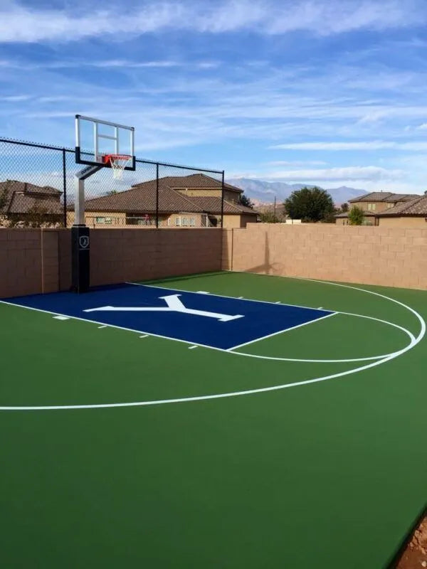 Dominator | 60" Glass Backboard Adjustable Hoop | 603-aa