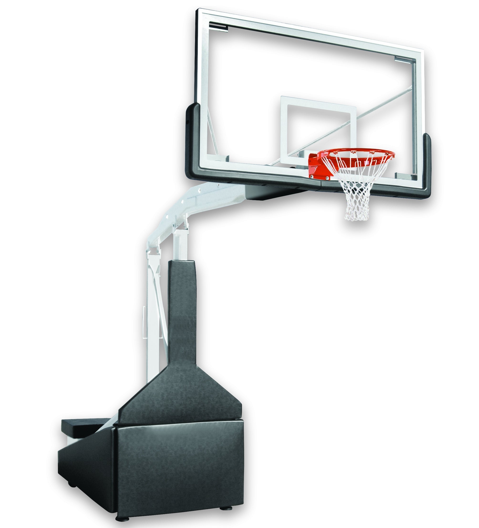 First Team Hurricane Portable Basketball Goal - 42"x72" Tempered Glass