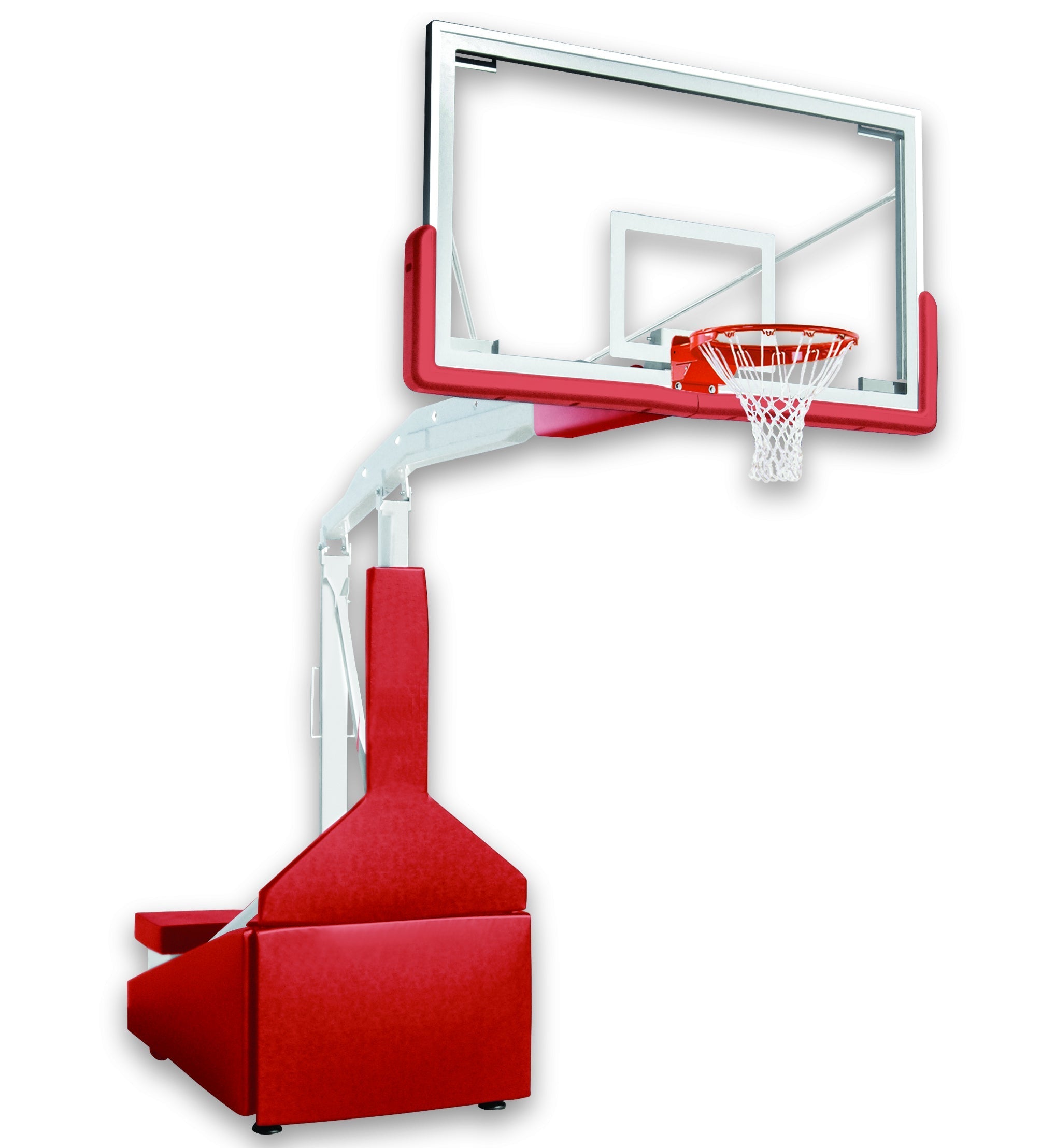 First Team Hurricane Portable Basketball Goal - 42"x72" Tempered Glass