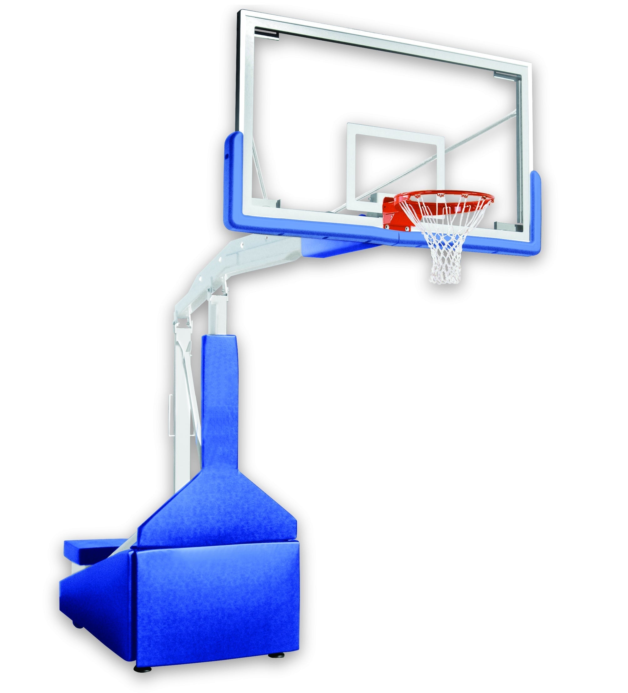 First Team Hurricane Portable Basketball Goal - 42"x72" Tempered Glass