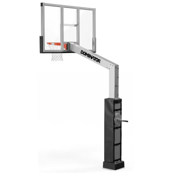 Dominator | 72" Glass Backboard Adjustable Hoop | 724-aa
