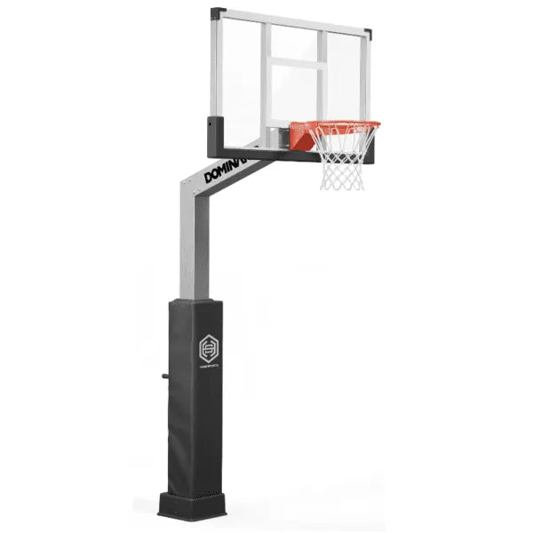 Dominator | 60" Glass Backboard Adjustable Hoop | 603-aa