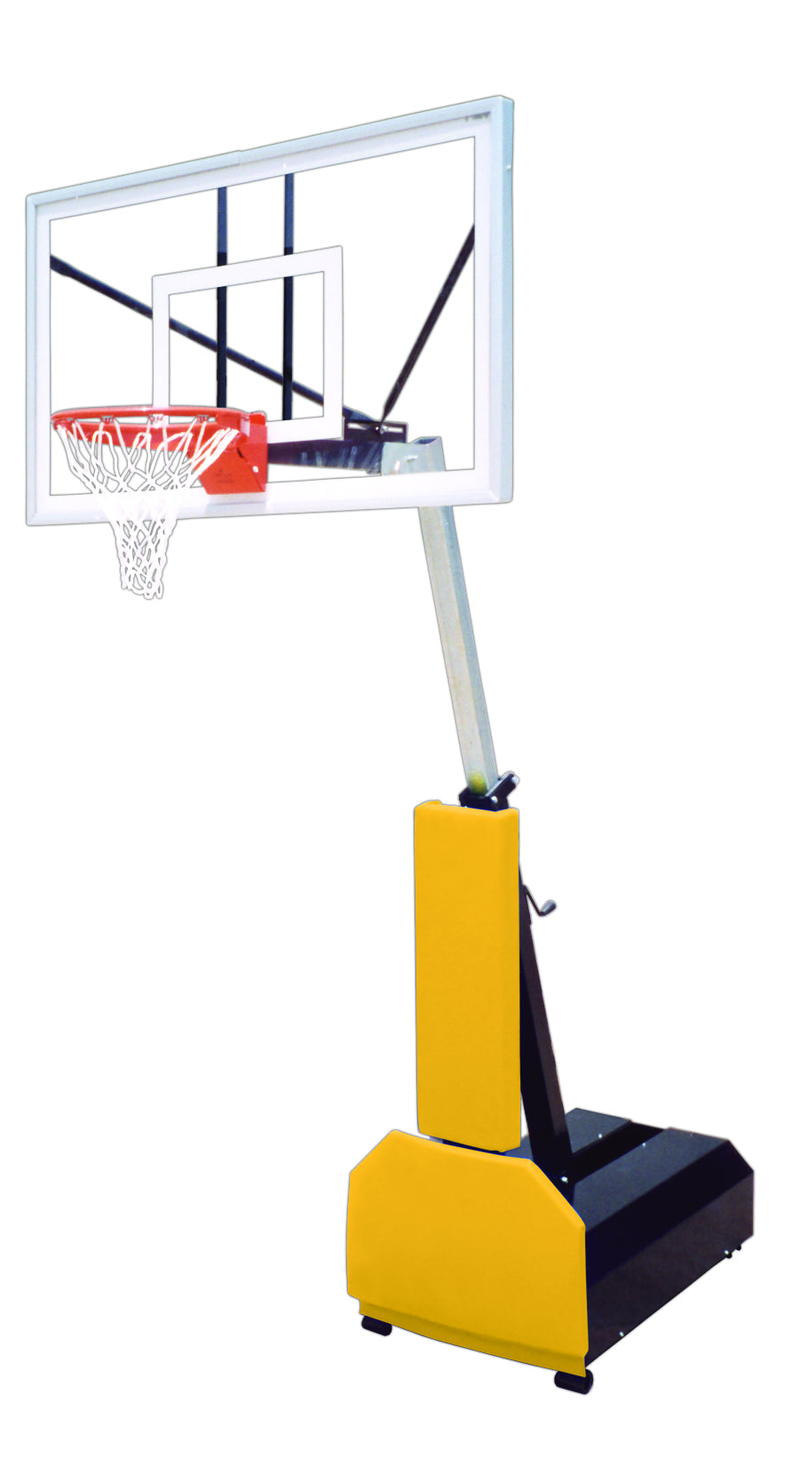 First Team Fury Nitro Portable Basketball Goal - 36"x60" Tempered Glass