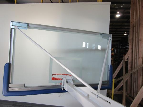 First Team Hurricane Portable Basketball Goal - 42"x72" Tempered Glass