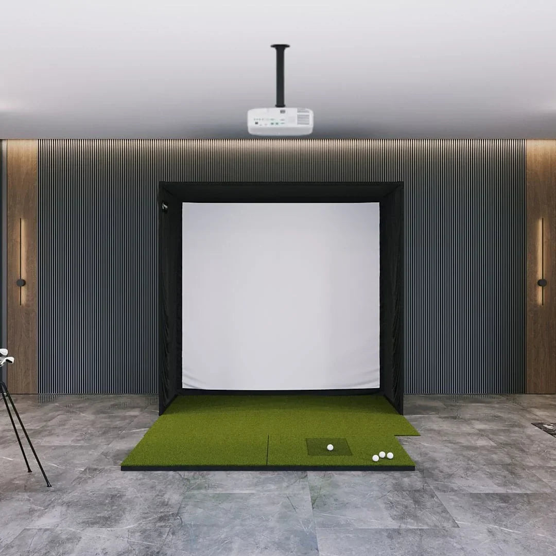 SIG Golf Simulator Studio w/ 4 x 7 Mat - Complete Package