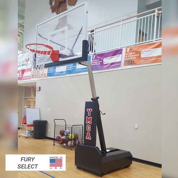 First Team Fury II Portable Basketball Goal - 36"x48" Acrylic